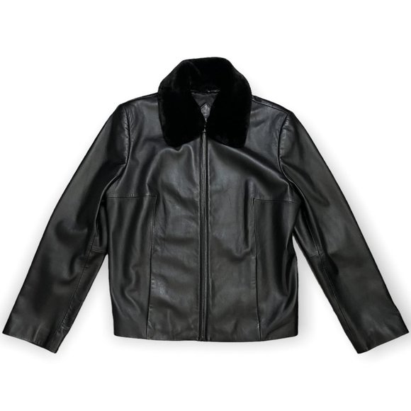 Valerie Stevens Jackets & Blazers - Valerie Steven’s Genuine Lamb Leather Vintage Luxury Designer Coat - Womens L
